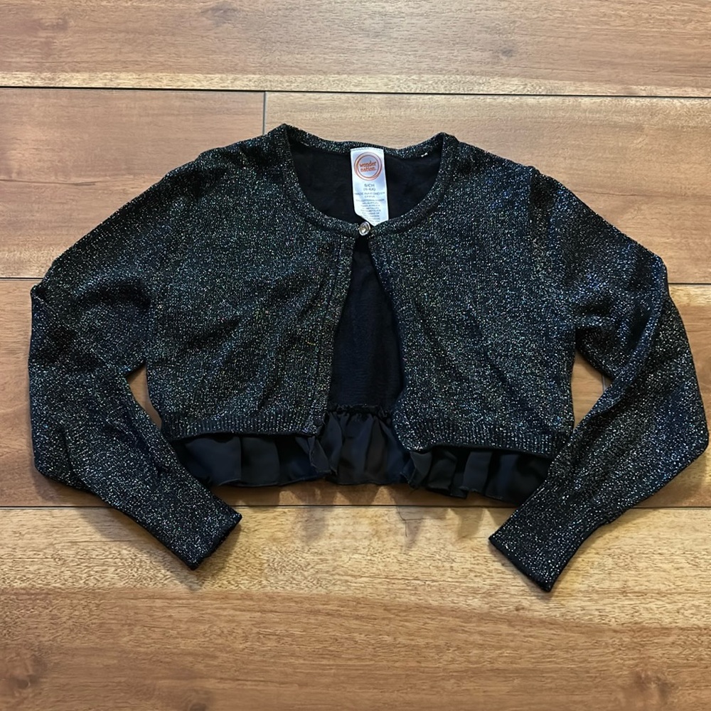 Black shimmery dress coverup